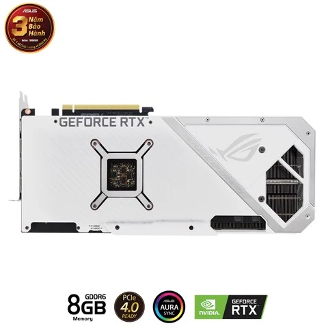  Card Màn Hình Asus Rog Strix GeForce RTX 3070 White 8GB V2 (Rog-STRIX-RTX3070-8G-WHITE-V2) 