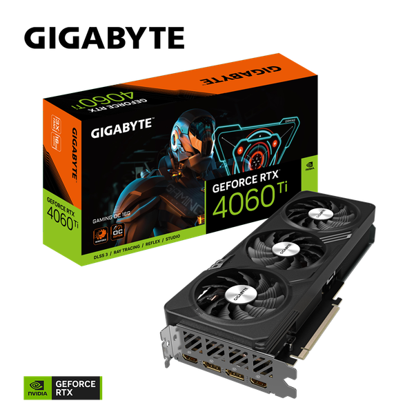 Card màn hình GIGABYTE GeForce RTX 4060 Ti GAMING OC 16G (GV-N406TGAMING-OC-16GD)