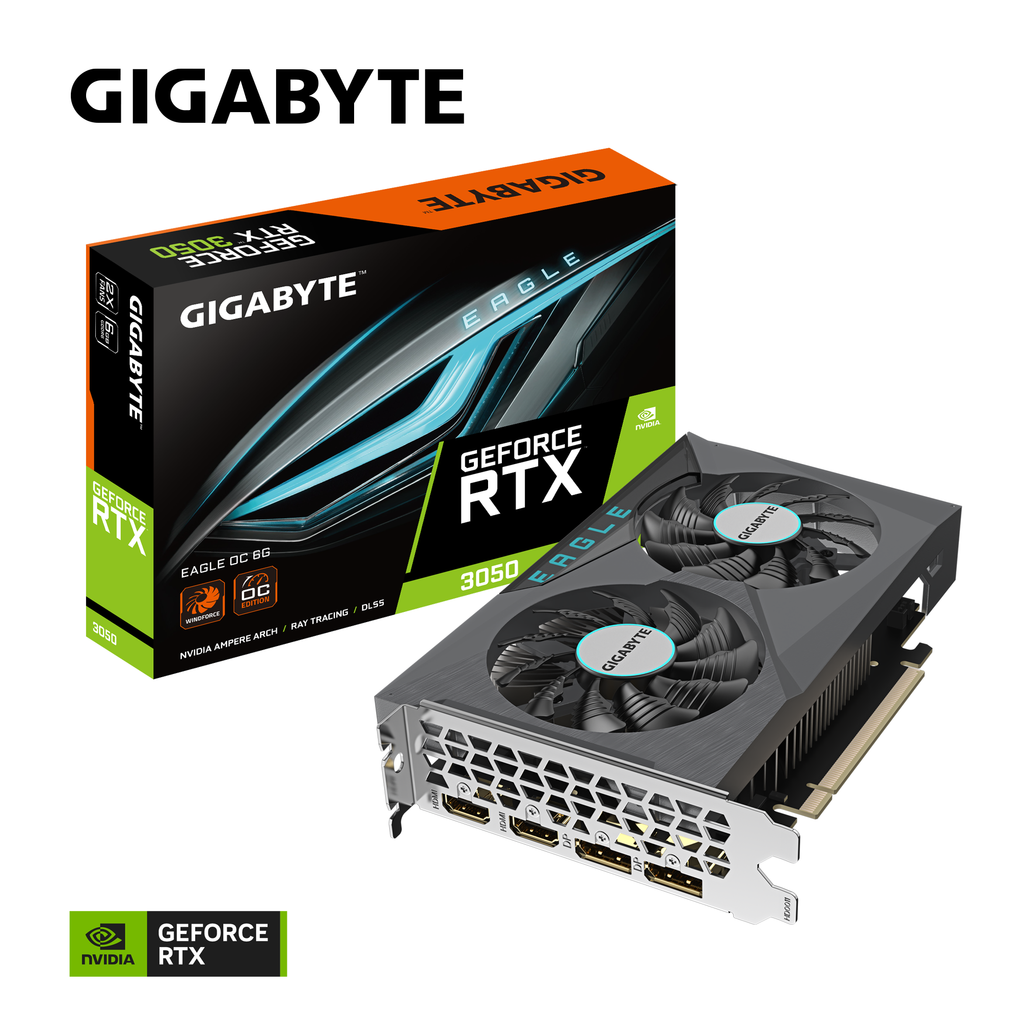 Card Màn Hình Gigabyte Geforce Rtx 3050 Eagle Oc 6G (Gv - N3050Eagle Oc - 6Gd)