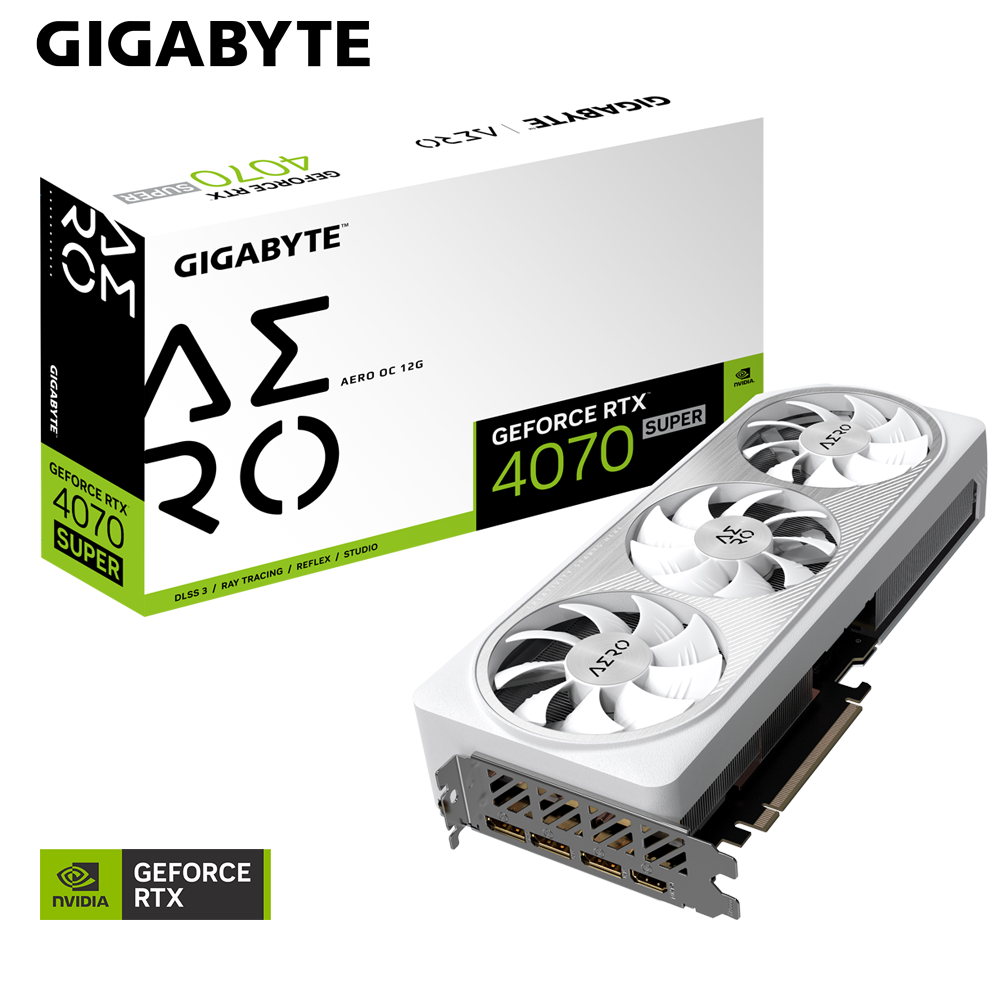 Card Màn Hình Gigabyte Geforce Rtx 4070 Super Aero Oc 12G (Gv - N407Saero Oc - 12Gd)