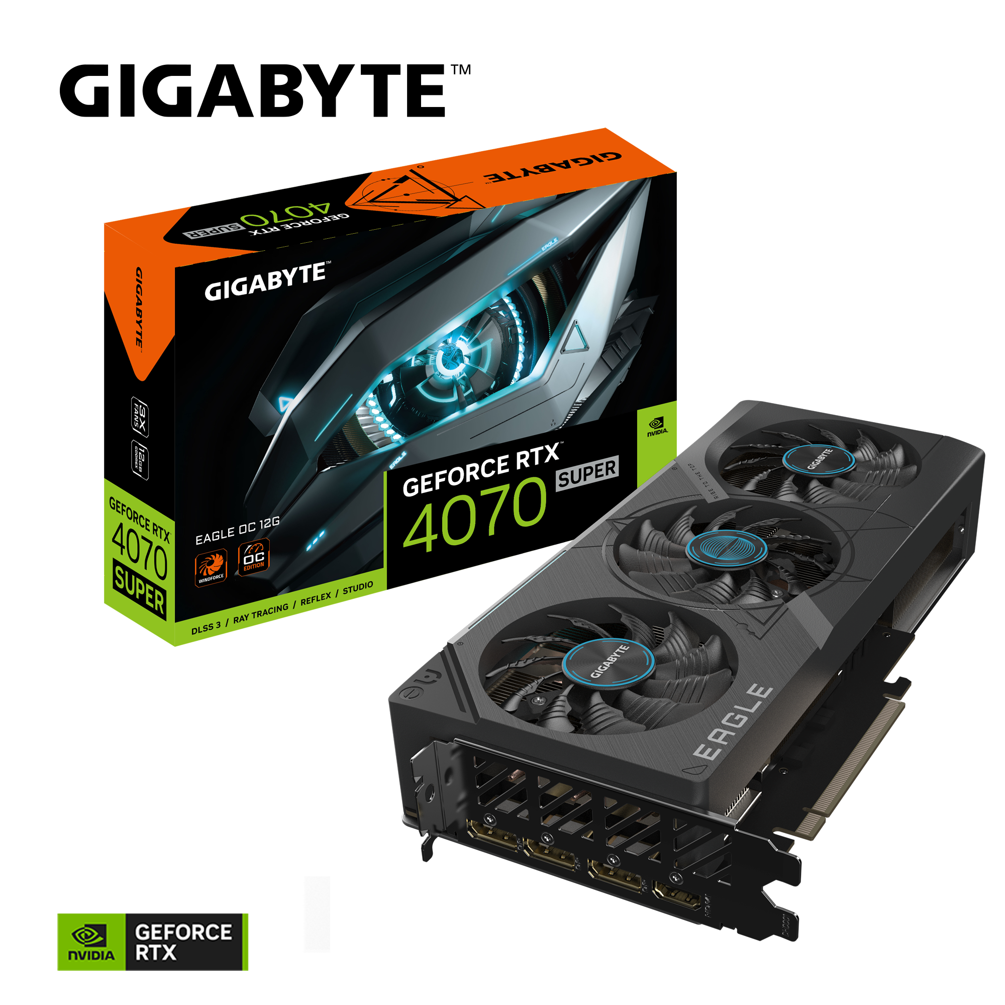 Card Màn Hình Gigabyte Geforce Rtx 4070 Super Eagle Oc 12G (Gv - N407Seagle Oc - 12Gd)