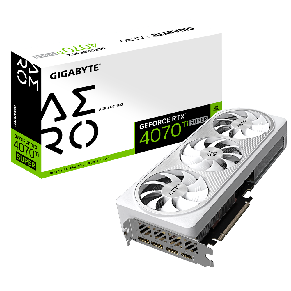 Card Màn Hình Gigabyte Geforce Rtx 4070 Ti Super Aero Oc 16G (Gv - N407Tsaero Oc - 16Gd)