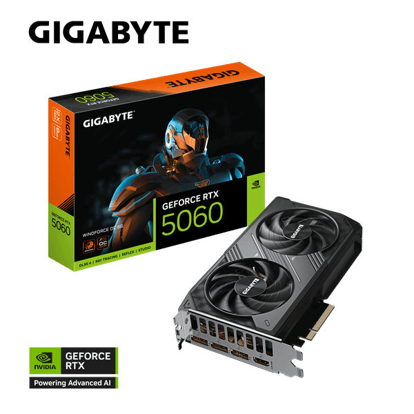  Card màn hình Gigabyte GeForce RTX 5060 Windforce OC 8GB 