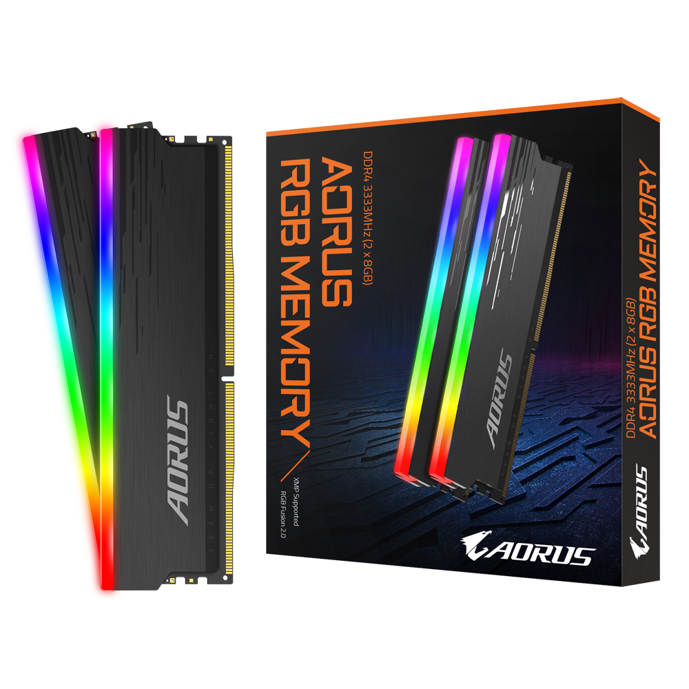 Ram GIGABYTE Aorus 16GB (2 x 8GB) 3333 RGB (GP-ARS16G33)