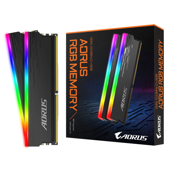  Ram GIGABYTE Aorus 16GB (2 x 8GB) 3333 RGB (GP-ARS16G33) 