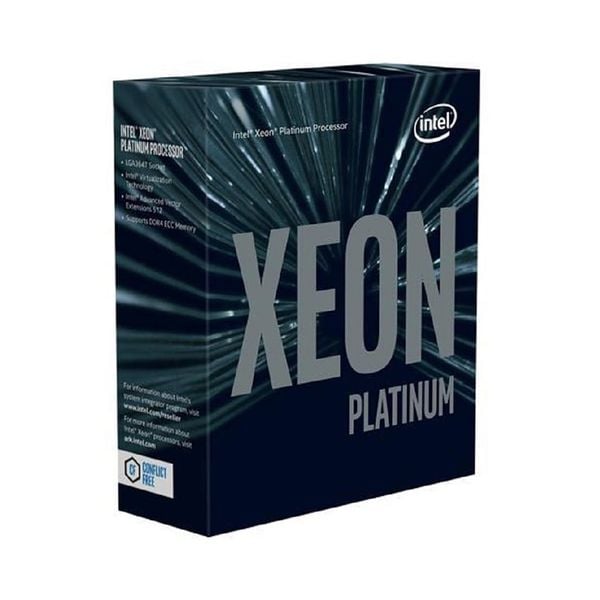  CPU Intel Xeon Platinum 8280 / 38.5 MB / 2.7GHz turbo / 28 nhân 56 luồng / LGA 3647 