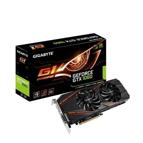 Card màn hình GIGABYTE GTX 1060 G1 GAMING 6G GDDR5