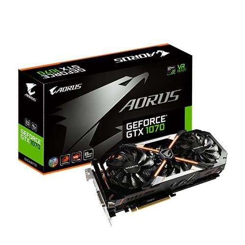  GIGABYTE GTX 1070 AORUS 8G GDDR5 256bit 