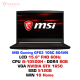  Laptop MSI Gaming GF63 10SC 804VN 