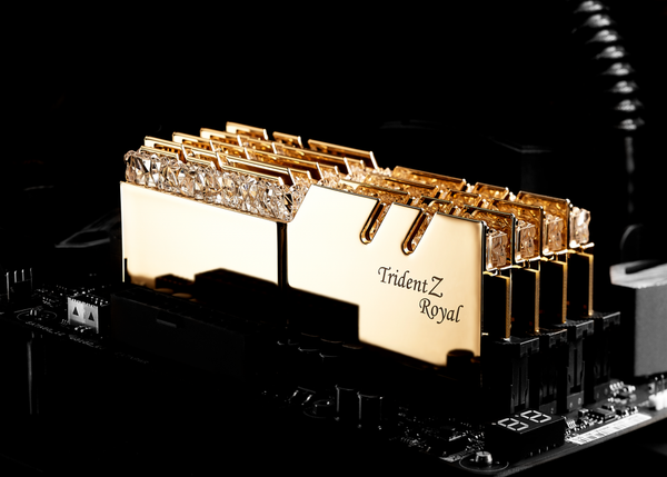  (16G DDR4 2x8G 3000) G.SKILL Trident Z Royal RGB GOLD CL16-18-18-38 