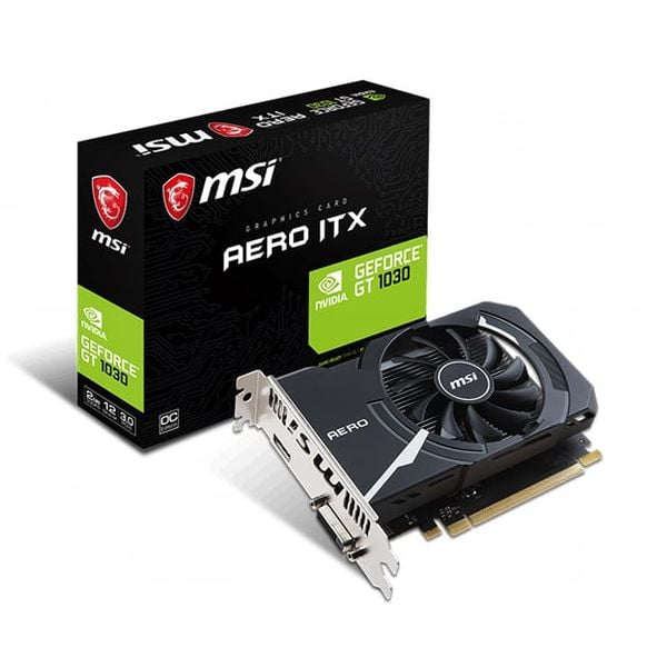  Card màn hình MSI GeForce GT 1030 AERO ITX 2GD4 OC 