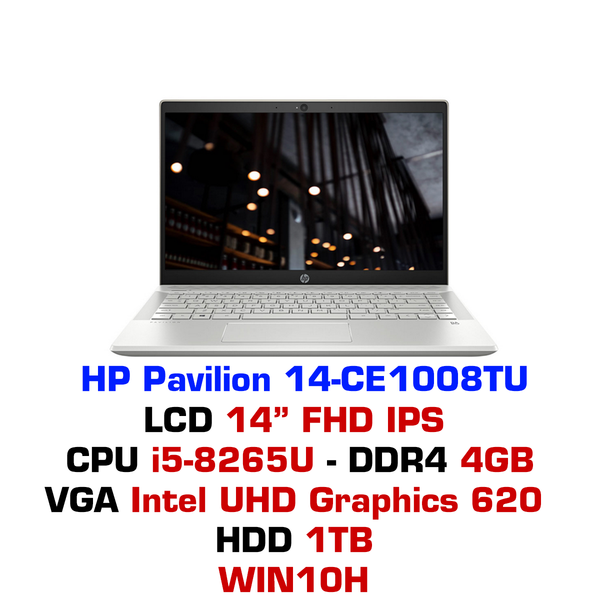  Laptop HP Pavilion 14 CE1008TU 