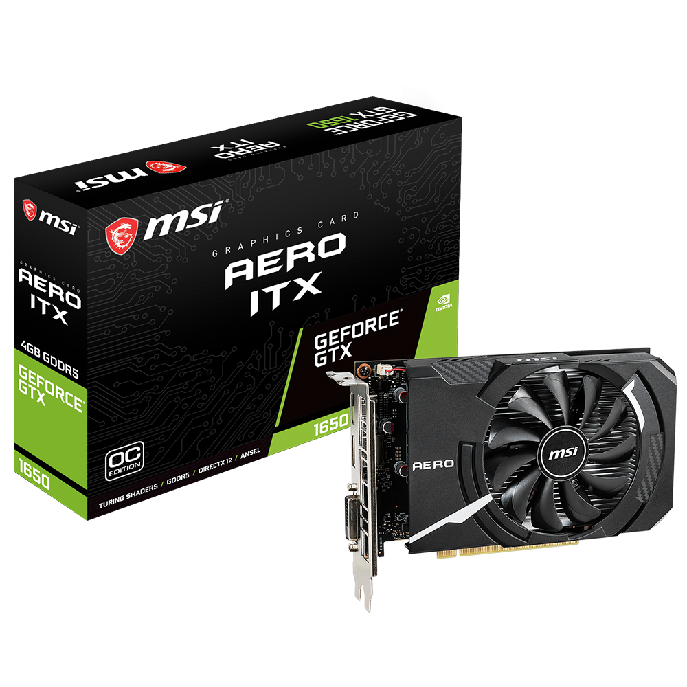 MSI GTX 1650 Aero ITX 4G OC GDDR5