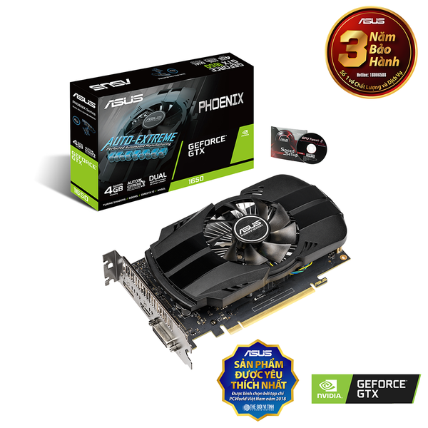  ASUS GeForce GTX 1650 4GB PHOENIX 