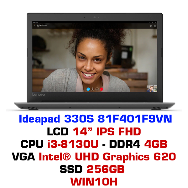  Máy tính xách tay Lenovo Ideapad 330S-14IKB - 81F401F9VN 