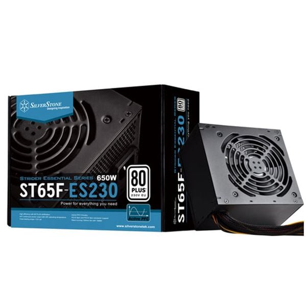  Nguồn máy tính SilverStone 650W ST65F-ES230 - 80 Plus (650W) 