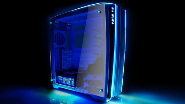  Vỏ máy tính InWin H-Frame 2.0 White/ Blue LED Light 