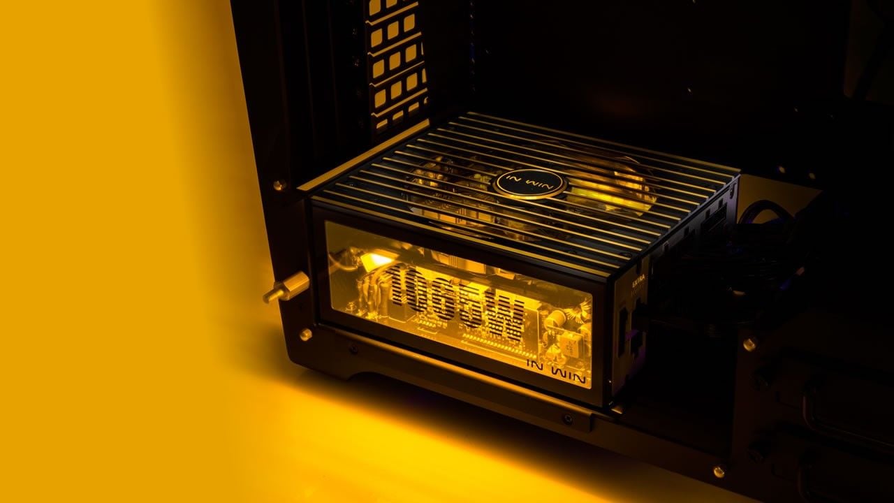 IN WIN H-Frame 中古 Case INWIN H-Frame 2.0 Black/ Amber LED Light giá rẻ