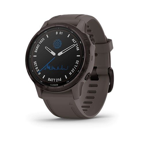  Đồng hồ thông minh Garmin Fenix 6S Pro Solar WOA Tím  Dây Màu Đá Phiến GPS SEA-010-02409-25 