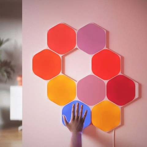  Đèn thông minh Nanoleaf Shapes Lục Giác 9 miếng (NL42-0002HX-9PK) 