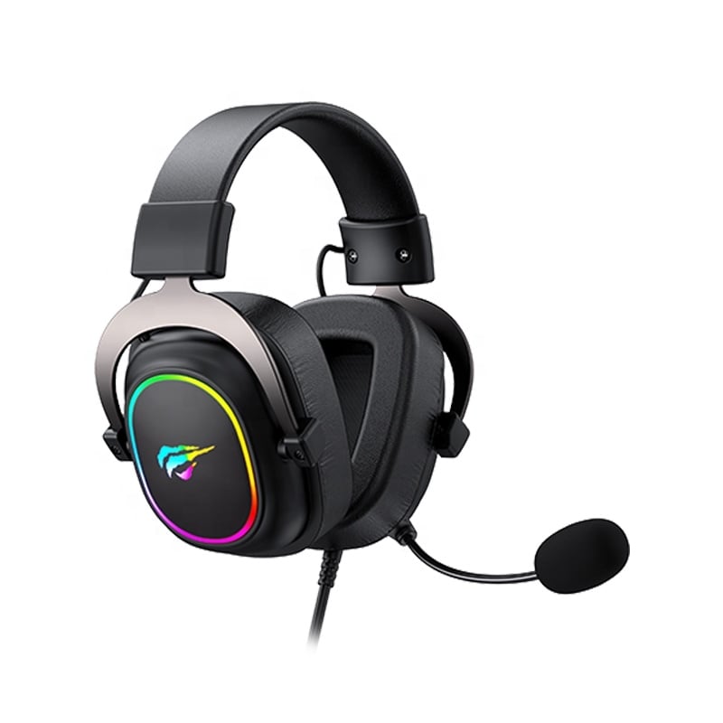 DIADEMA GAMER RETROILUMINADA RGB HAVIT H2002P - DIADEMA GAMER RETROILUMINADA RGB