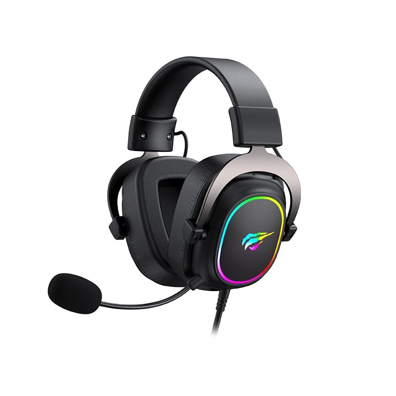 DIADEMA GAMER RETROILUMINADA RGB HAVIT H2002P - DIADEMA GAMER RETROILUMINADA RGB