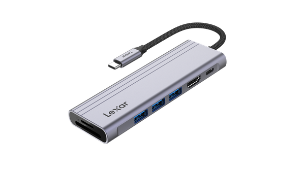 Bộ chia USB Type-C 7-in-1 Lexar H31