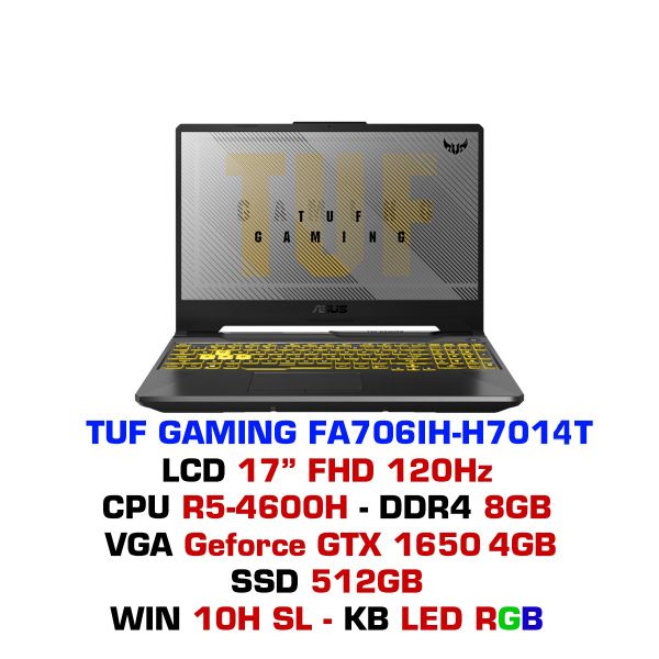  Laptop ASUS TUF Gaming FA706IH H7014T 