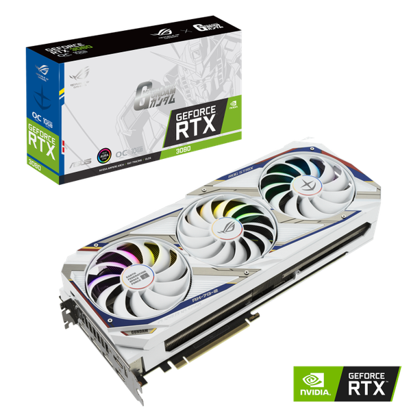  Card Màn Hình Asus Rog Strix GeForce RTX 3080 Gundam EDITION 