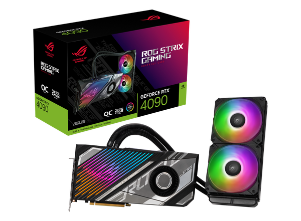 Card màn hình ASUS ROG Strix LC GeForce RTX 4090 24GB GDDR6X OC Edition (ROG-STRIX-LC-RTX4090-O24G)