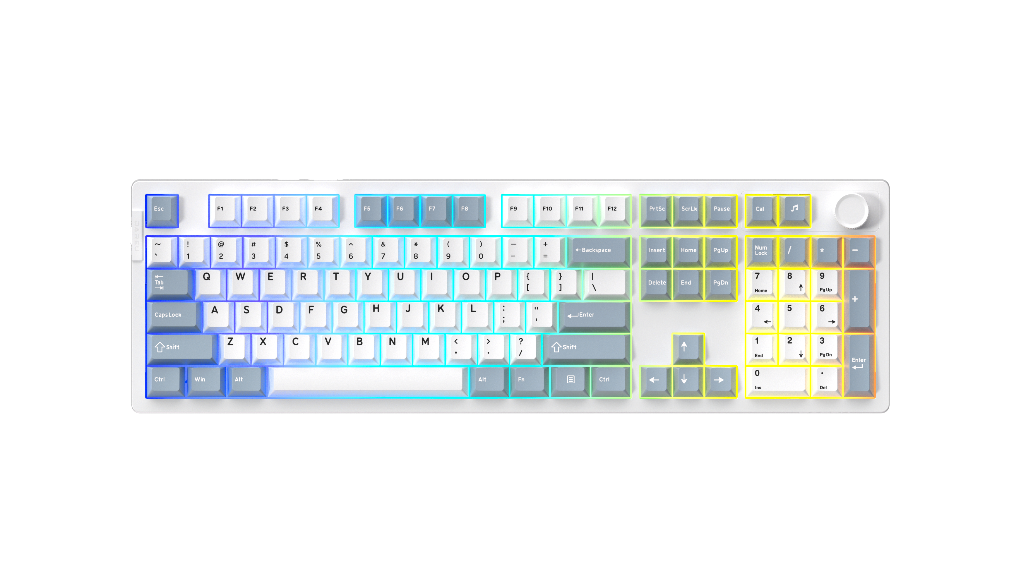 Bàn phím cơ gaming DareU EK106 Pro Haze Blue Cloud switch