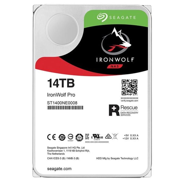  Ổ cứng HDD SEAGATE IronWolf PRO 14TB 