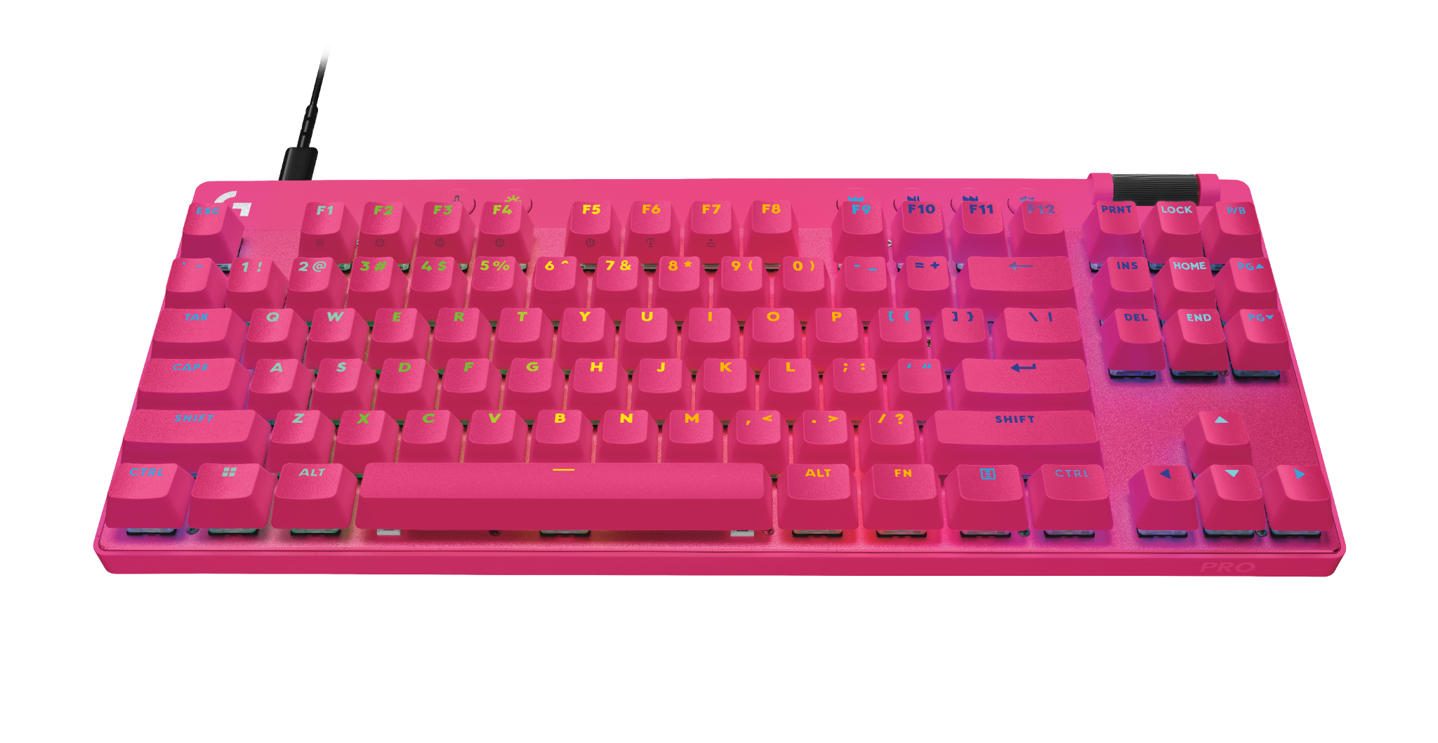  Bàn phím Logitech PRO X TKL RAPID Magenta 