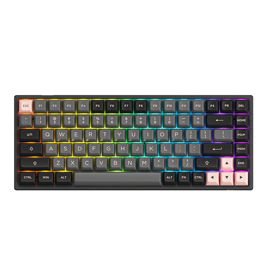 Bàn Phím Cơ Akko 3084B Plus Wireless Black Pink Akko Cs Jelly Pink Switch