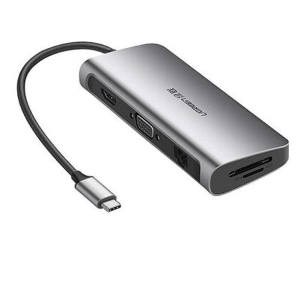 Bộ Chuyển Đổi Ugreen USB C Hub 9 in 1 CM179