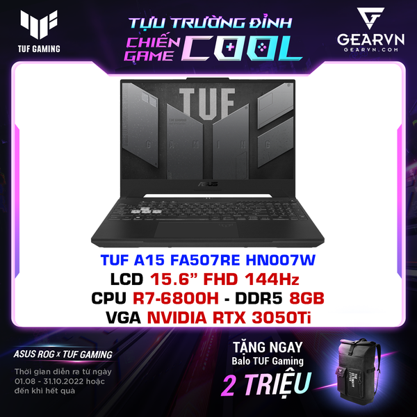  Laptop gaming Asus TUF A15 FA507RE HN007W 