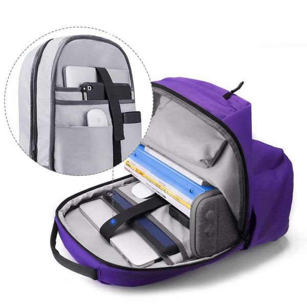  Balo Chống trộm Tomtoc (USA) Lightweight Camping Laptop 15“ (PowerPortal & BottomArmor Support) Tralvel - A72-E01P01 (PURPLE) 