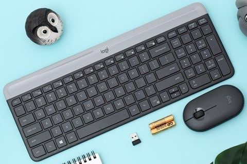  Bộ phím chuột không dây Logitech MK470 Black 