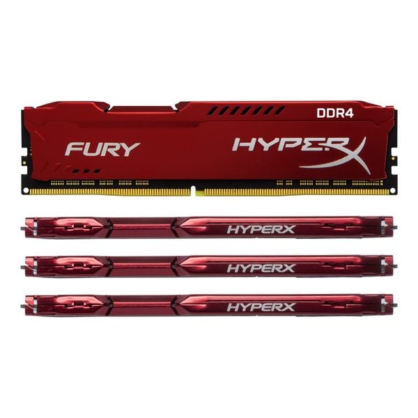  RAM DDR4 Kingston HyperX Fury Red 1x8G bus 2666 