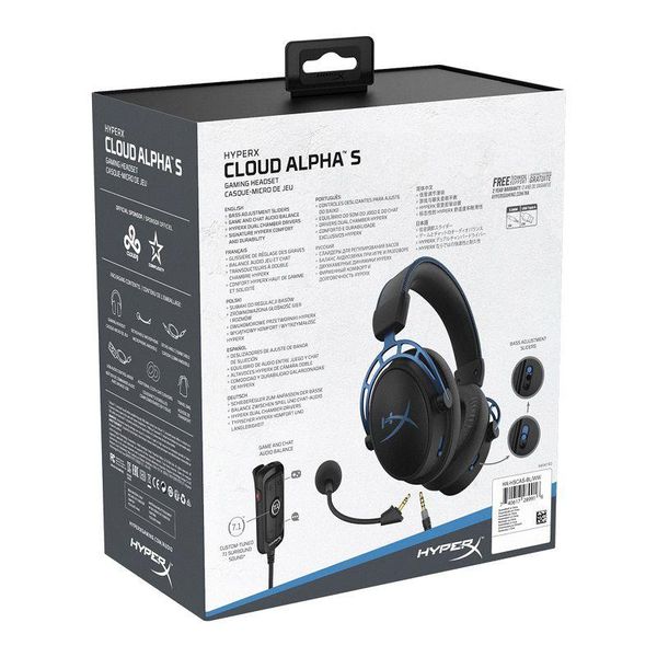  Tai nghe Kingston HyperX Cloud Alpha S Blue 