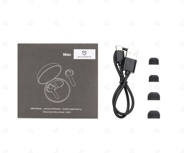  Tai nghe True Wireless Soundpeats Mac Black 