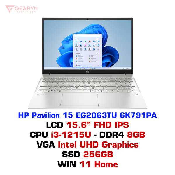  Laptop HP Pavilion 15 EG2063TU 6K791PA 