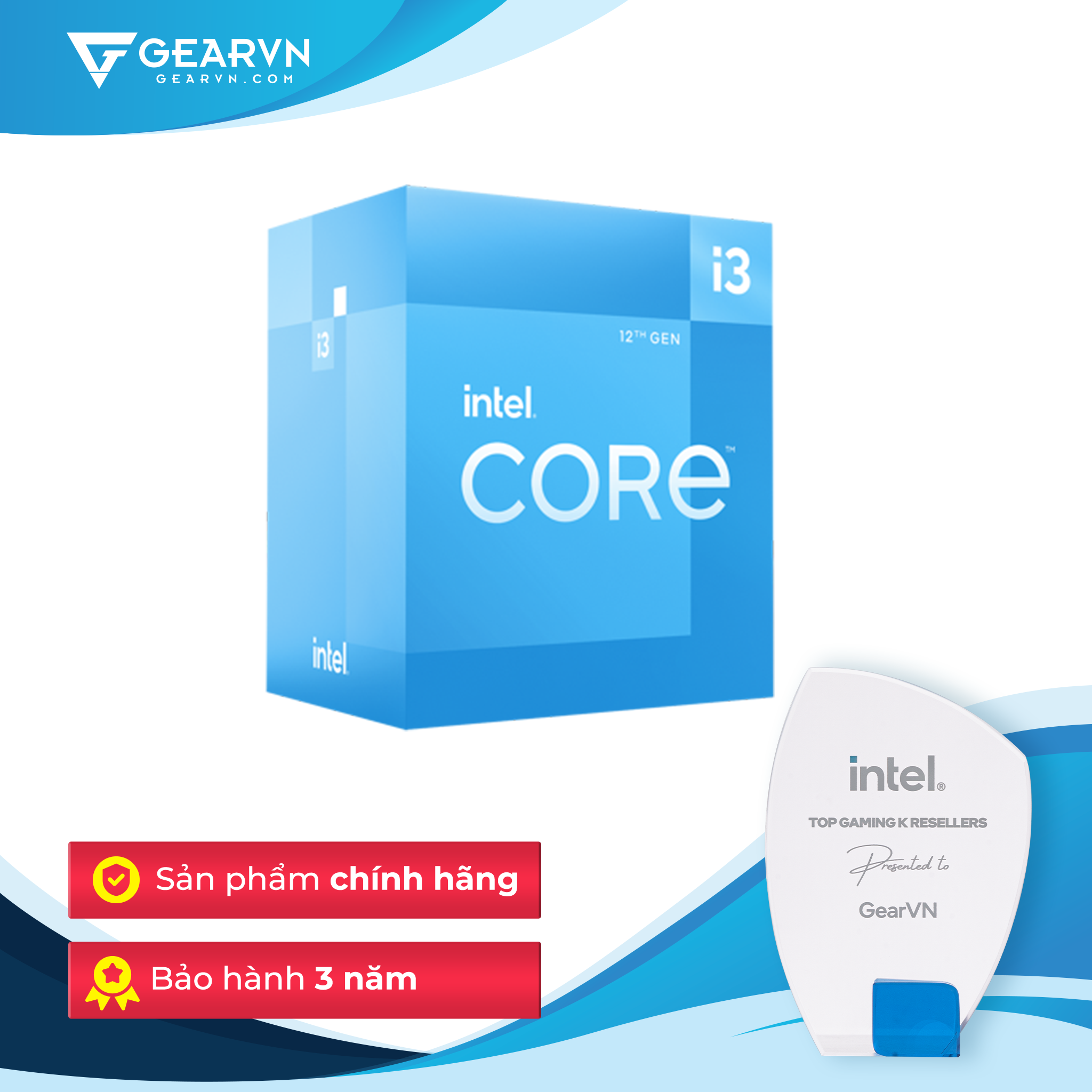 Bộ Vi Xử Lý Intel Core I3 12100 / 3.3Ghz Turbo 4.3Ghz / 4 Nhân 8 Luồng / 12Mb / Lga 1700