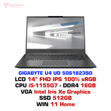  Laptop GIGABYTE U4 UD 50S1823SO 