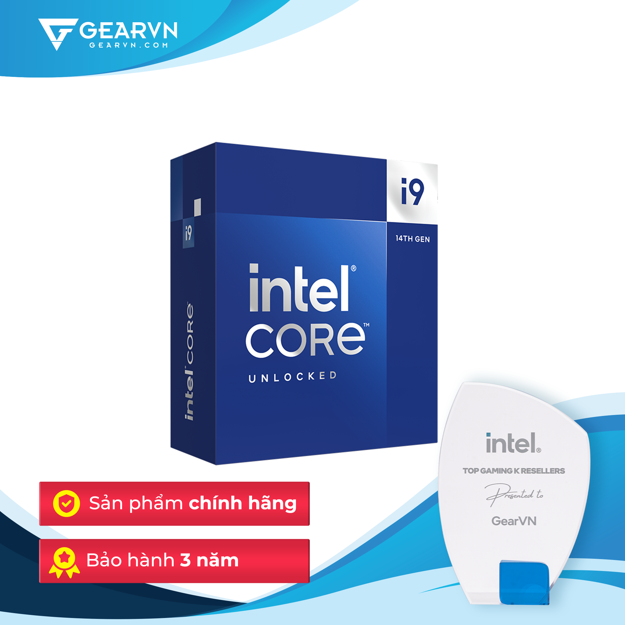 Bộ vi xử lý Intel Core i9 14900K / Turbo up to 6.0GHz / 24 Nhân 32 Luồng / 36MB / LGA 1700