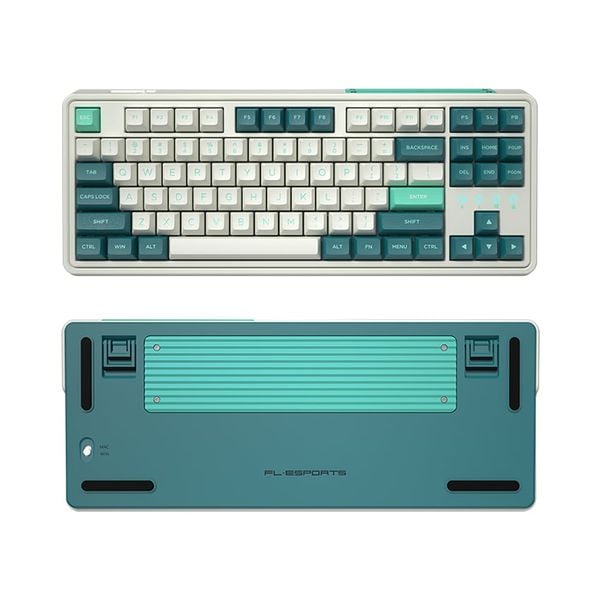  Bàn phím FL-Esports CMK87 Ice Mint Kailh Box Cool Mint switch 