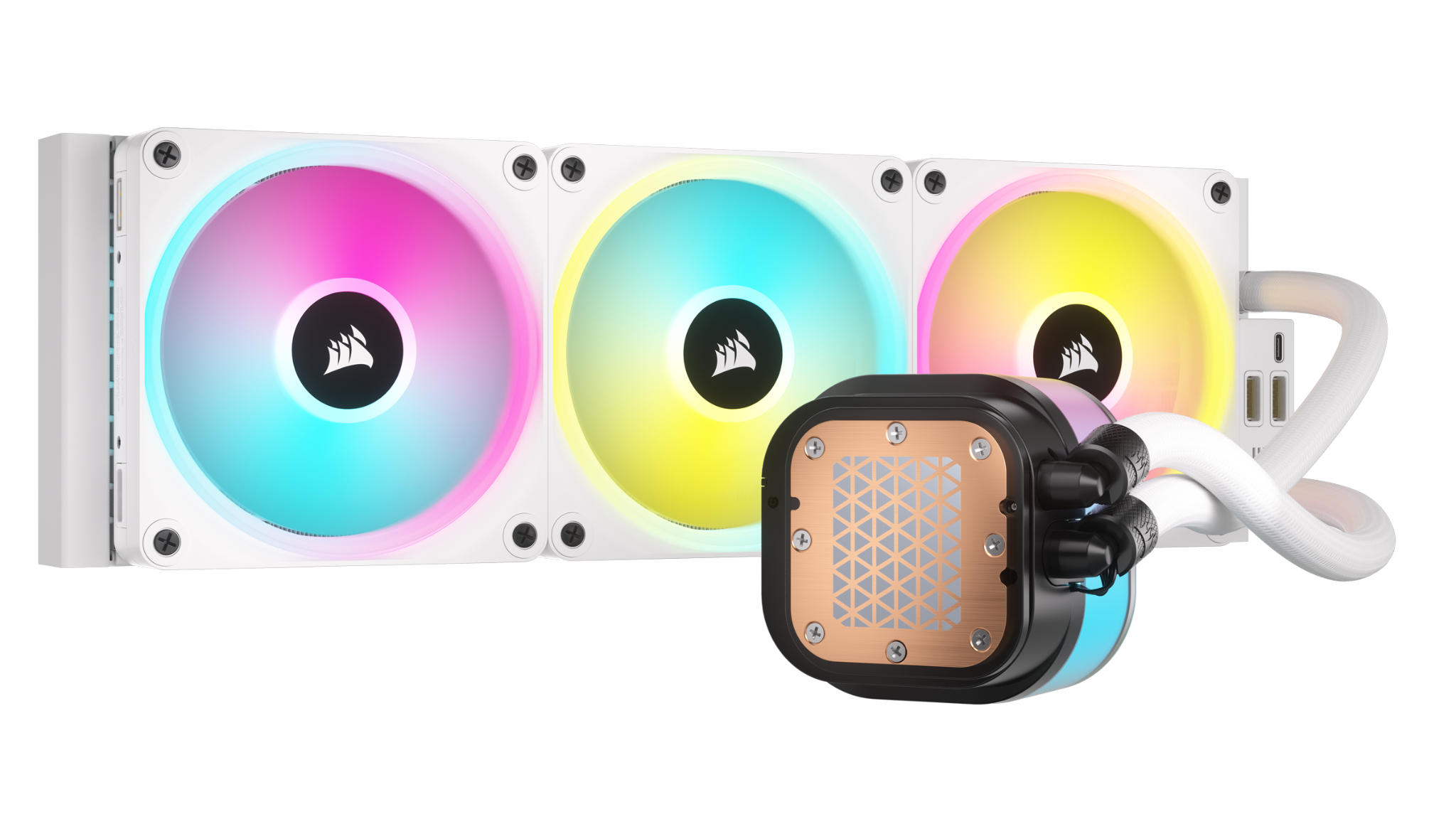 Tản nhiệt nước Corsair iCUE LINK H150i RGB White – GEARVN.COM