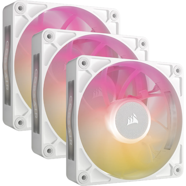  Bộ 3 quạt Corsair iCUE LINK RX120 MAX RGB White (CO-9051038-WW) 