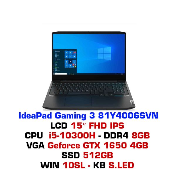  Laptop Lenovo IdeaPad Gaming 3 15IMH05 81Y4006SVN 