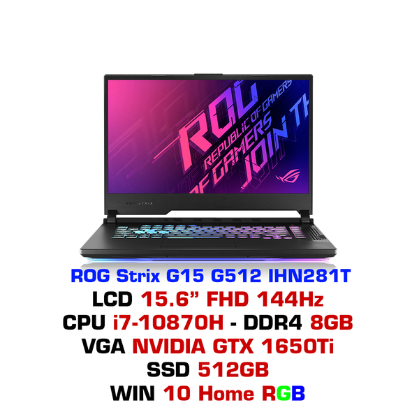  Laptop Gaming Asus ROG Strix G15 G512 IHN281T 